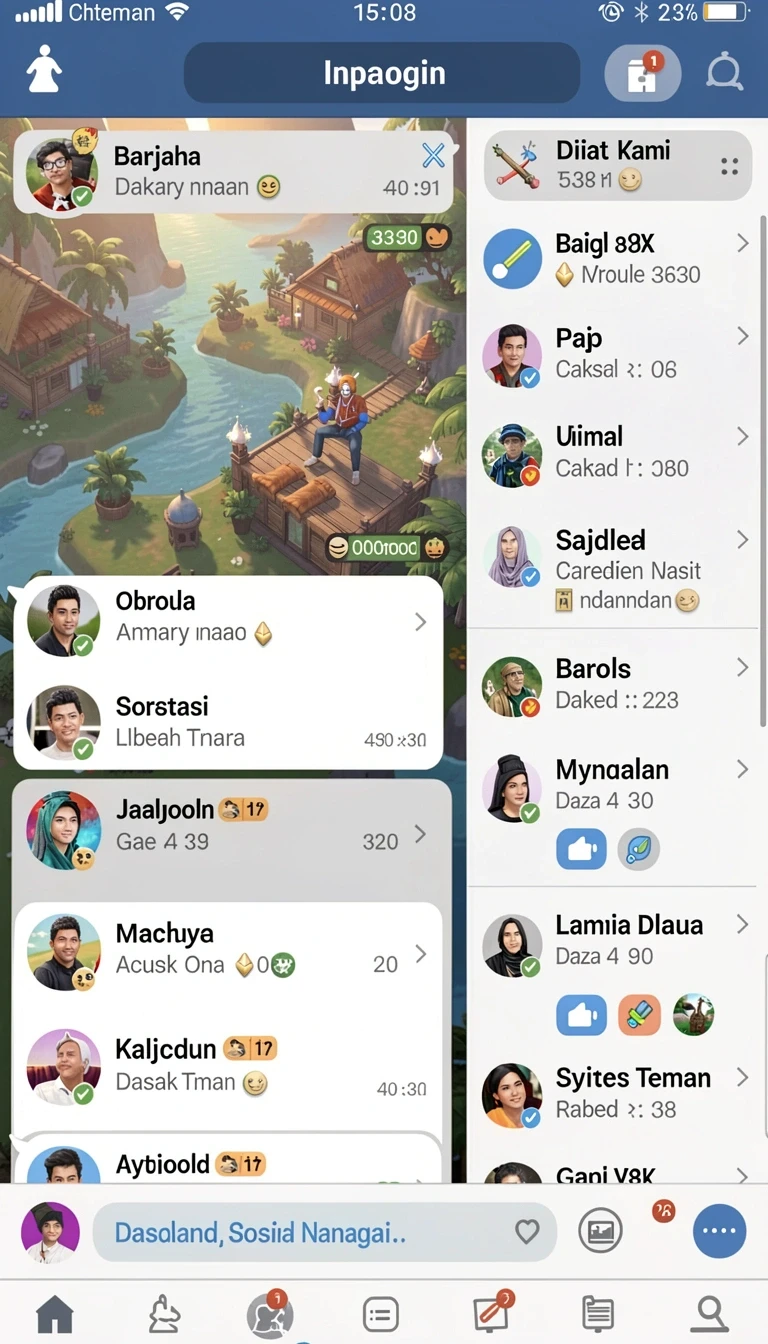 Tampilan utama aplikasi rp99 Terbaru untuk Android: Download APK Gratis yang intuitif dan efisien.