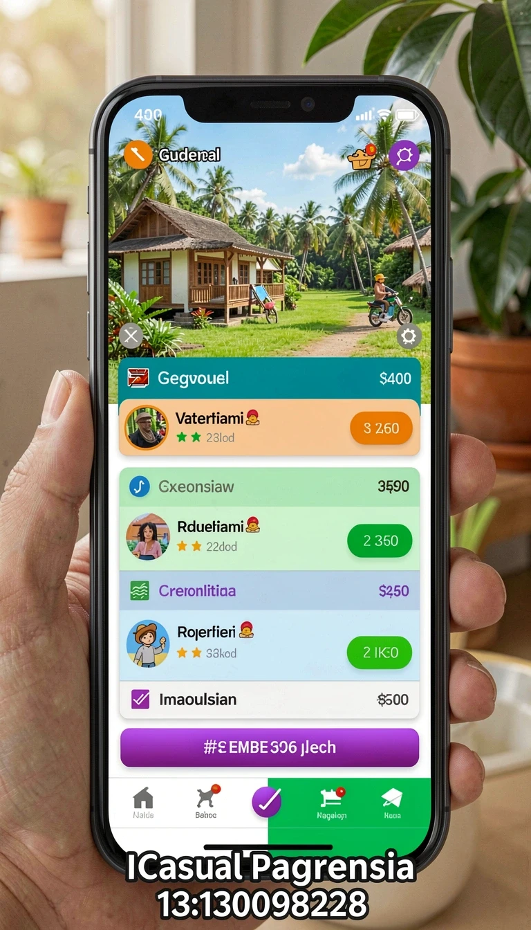 Tampilan utama aplikasi house777 APK Full Version untuk Android yang intuitif dan efisien.