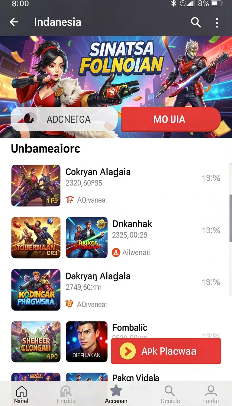 Tampilan utama aplikasi Download svip1 APK Terbaru Full Version yang intuitif dan efisien.